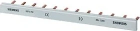 Siemens Stiftsammelschiene berührungssicher, 16mm2 1-phasig+HS, 214mm lang schneidbar, mit Endkappen