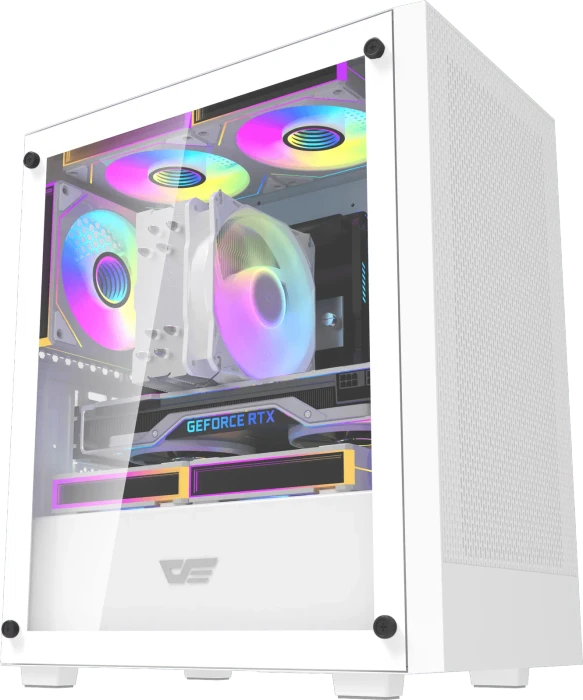 DarkFlash M305 White, Glasfenster