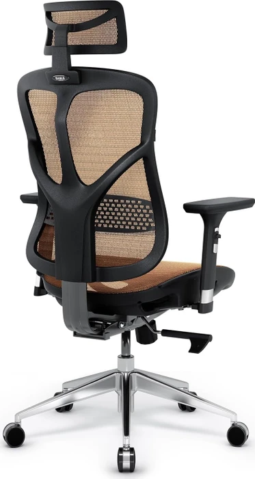 Diablo Chairs V-Basic Ergonomischer Bürostuhl, schwarz/orange