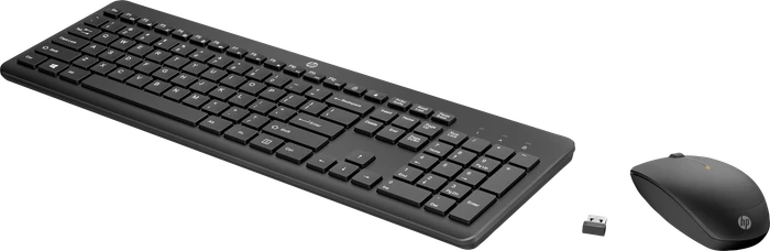 HP 230 Wireless Mouse and Keyboard Combo, schwarz, USB, DE