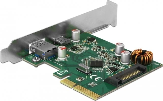 DeLOCK 1x USB-C 3.1, 1x USB-A 3.1, PCIe 3.0 x4