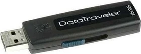 Kingston DataTraveler 100 16GB schwarz, USB-A, USB 2.0