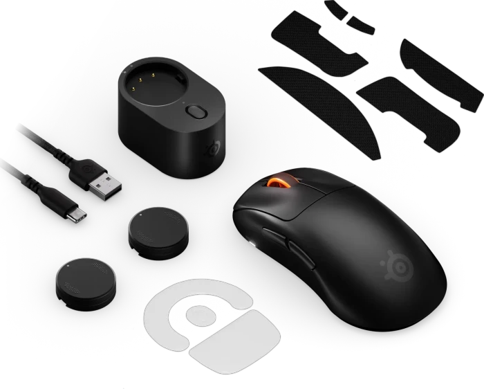 SteelSeries Rival Pro Mini 8K Ultra Wideband Wireless, schwarz, USB