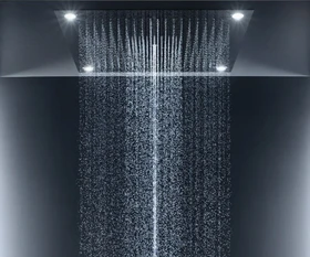 Hansgrohe Axor ShowerSolutions ShowerHeaven Kopfbrause 970/970 3jet mit Beleuchtung chrom