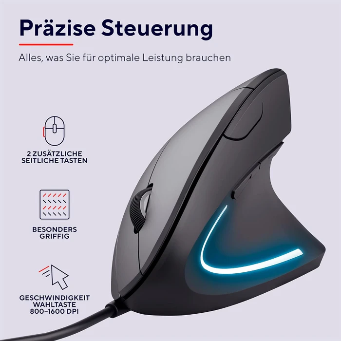 Trust Verto schwarz, USB, 60er-Pack