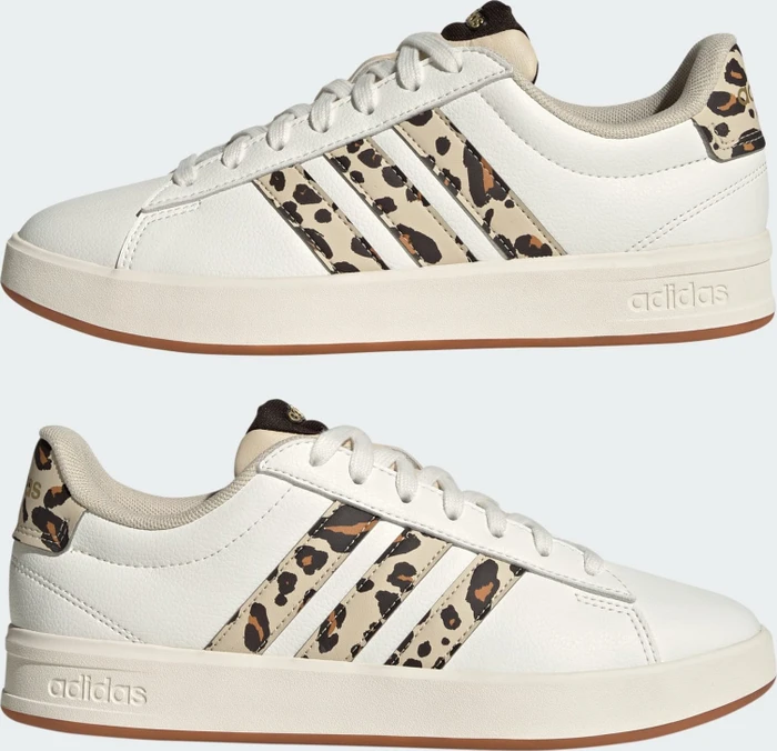 adidas Grand Court 3.0 crystal linen/aurora coffee/matte gold (Damen)