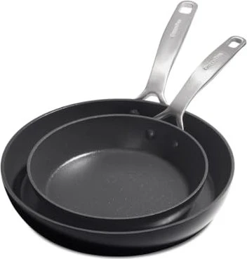 GreenPan Copenhangen Bratpfannen-Set schwarz, 2-tlg.