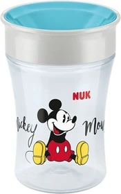 NUK Disney Mickey Mouse Magic Cup Trinkbecher, 230ml, türkis