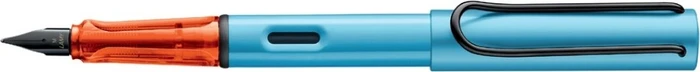 Lamy AL-star blau/orange, rechte Hand, mittel