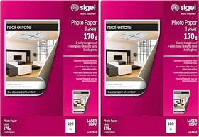 Sigel Farblaser Fotopapier hochglänzend weiß, A4, 170g/m², 100 Blatt