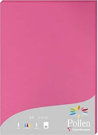 Clairefontaine Pollen Universalpapier fuchsia, A4, 210g/m², 25 Blatt