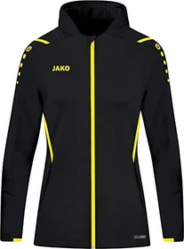 Jako Challenge Kapuzen Trainingsjacke schwarz/citro (Damen)