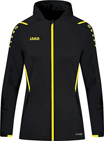 Jako Challenge Kapuzen Trainingsjacke schwarz/citro (Damen)