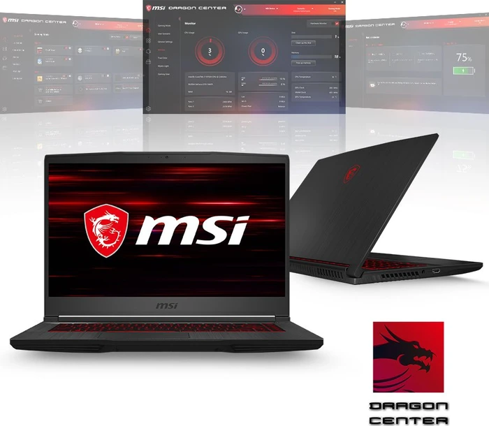 MSI GF65 Thin 10SDR-1080, Core i7-10750H, 16GB RAM, 512GB SSD, GeForce GTX 1660 Ti, DE