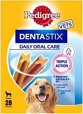 Pedigree DentaStix MP für große Hunde, 4.32kg (4x 1.08kg)
