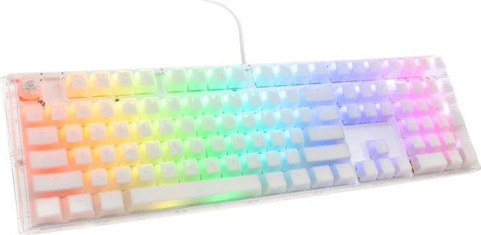 Ducky One 3, Aura White, LEDs RGB, MX SPEED RGB Silver, USB, US