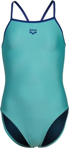 Arena Lightdrop-Back Badeanzug water/neon blue (Junior)