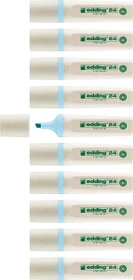 edding EcoLine 24 Highlighter pastell grün, 10er-Pack