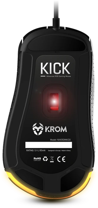 Krom Kick RGB Advanced Gaming Mouse, schwarz, USB