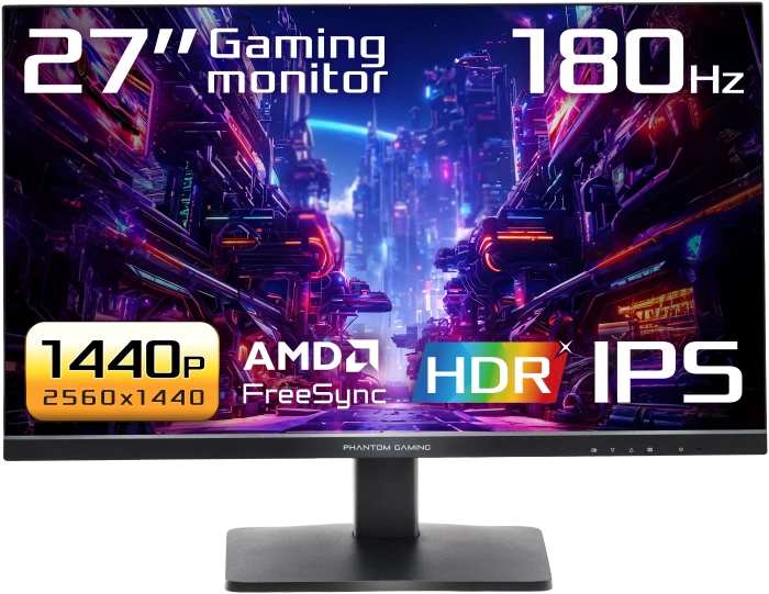 ASRock Phantom Gaming PG27QFT1B, 27"