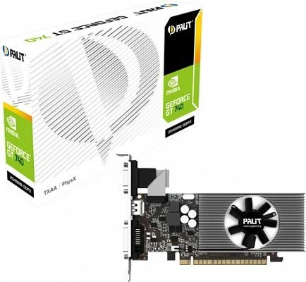Palit GeForce GT 740, 2GB DDR3, VGA, DVI, HDMI