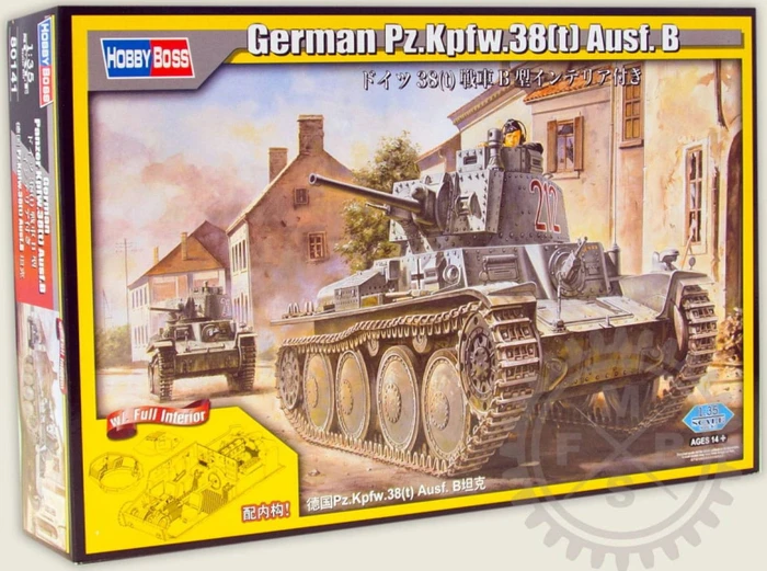 HobbyBoss German Panzer Kpfw.38(t) Ausf.B