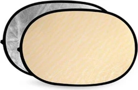 Godox Collapsible 2-in-1 Reflector Disc Soft-Gold Silber RFT-04 100x150cm