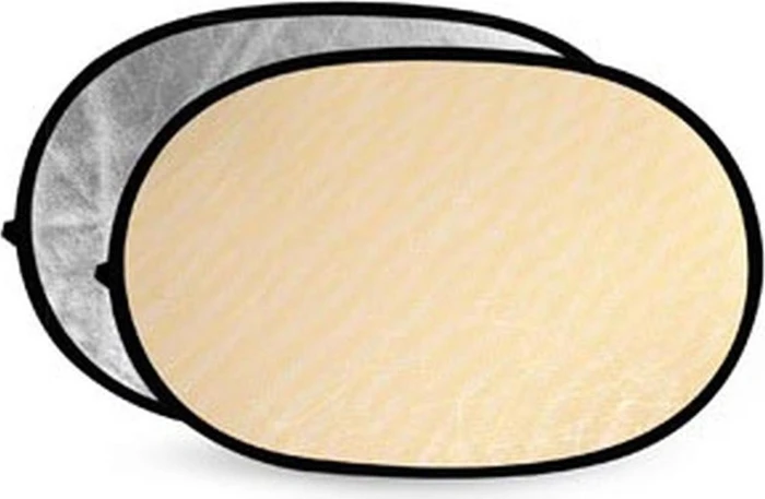 Godox Collapsible 2-in-1 Reflector Disc Soft-Gold Silber RFT-04 100x150cm