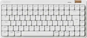 Lofree Flow Lite84, Off-White, LEDs weiß, Kailh LOW PROFILE Specter, USB/Bluetooth, DE
