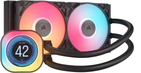 Corsair iCUE LINK Titan 240 RX LCD RGB, schwarz