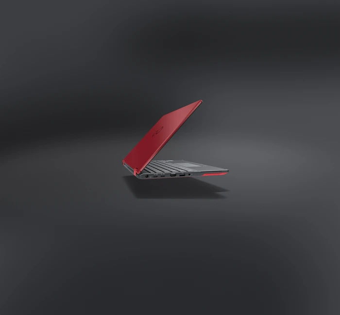 Fujitsu Lifebook U9310X, rot, Core i7-10610U, 16GB RAM, 1TB SSD, DE