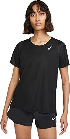 Nike Dri-FIT Race Laufshirt kurzarm schwarz (Damen)