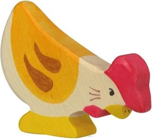 Goki Holztiger Huhn pickend