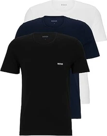 Hugo Boss Classic David Beckham 3er-Pack T-Shirt kurzarm schwarz/weiß/blau (Herren)