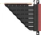 SSUPD Riser Card Cable, gewinkelt, PCIe 4.0, 140mm Vorschaubild