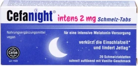 Cefanight intens 2mg Schmelz-Tabs Tabletten, 20 Stück