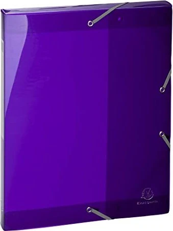 Exacompta Iderama Archivbox mit Gummizug 25mm, A4, violett