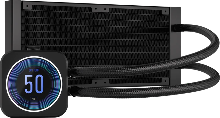 Corsair iCUE H100i Elite LCD XT, schwarz