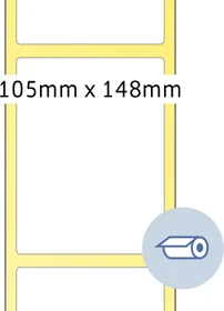 Herma Endlosetiketten, 105x148mm, weiß, seidenmatt, 1er-Pack (1000 Etiketten)