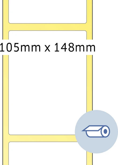 Herma Endlosetiketten, 105x148mm, weiß, seidenmatt, 1er-Pack (1000 Etiketten)