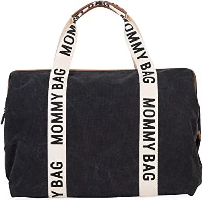 Childhome Mommy Bag canvas/schwarz