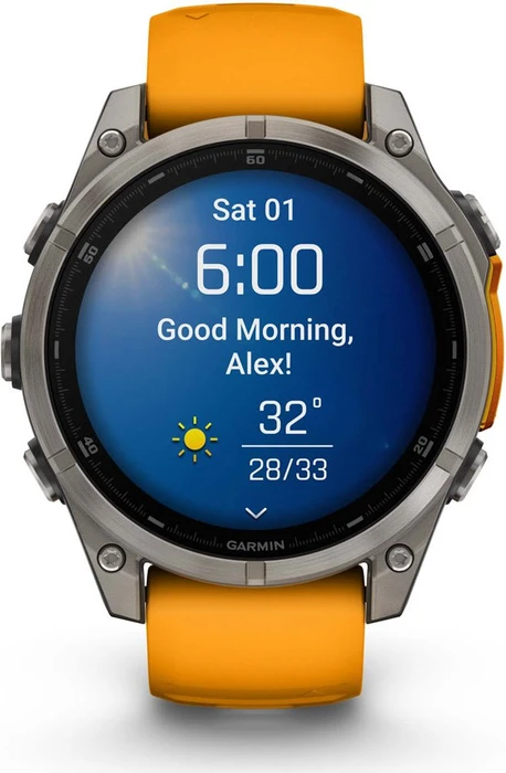Garmin Fenix 8 47mm Sapphire titanium/spark orange ab € 757,76