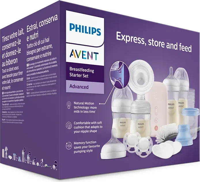 Philips Avent SCD340/31 Natural Motion Milchpumpe Starter-Set