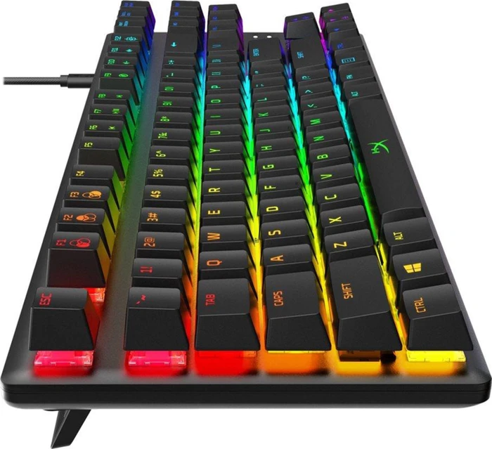 HP HyperX Alloy Origins Core, PBT, LEDs RGB, HyperX RED, USB, US