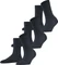 Falke Cotton Touch Socken graphite, 3 Paare (Damen) Vorschaubild
