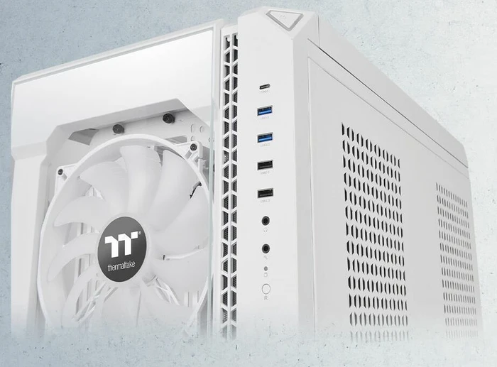 Thermaltake View 51 TG Snow ARGB Edition, weiß, Glasfenster