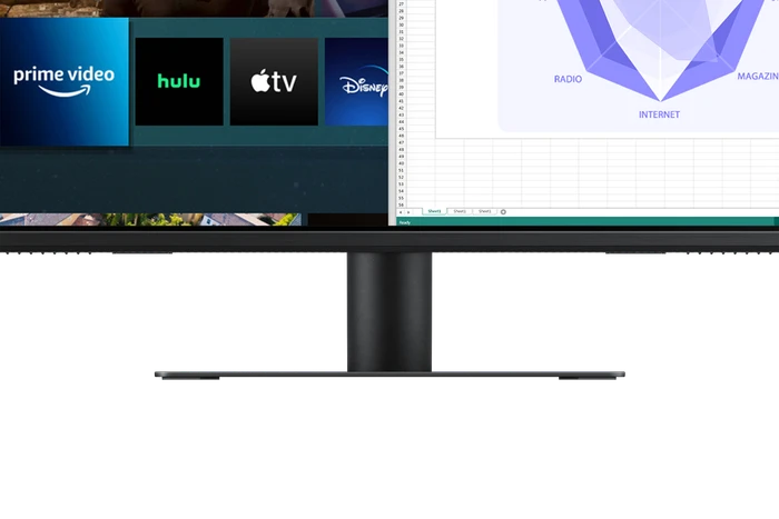 Samsung Smart Monitor M7 M70A, schwarz, 43"