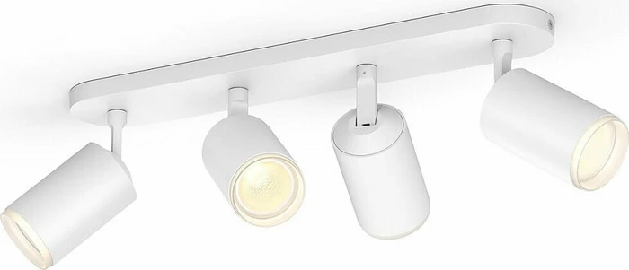 Philips Hue White and Color Ambiance Fugato Spot 4-flammig weiß