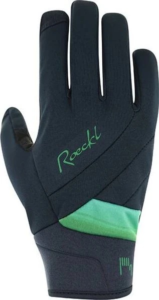 Roeckl Waldau 2 Fahrradhandschuhe black/emerald (Damen)