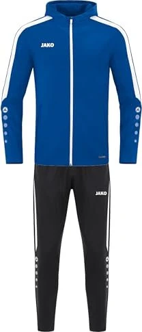 Jako Polyester Power mit Kapuze Trainingsanzug royal